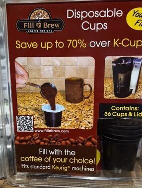⬇️Fill & Brew Cups